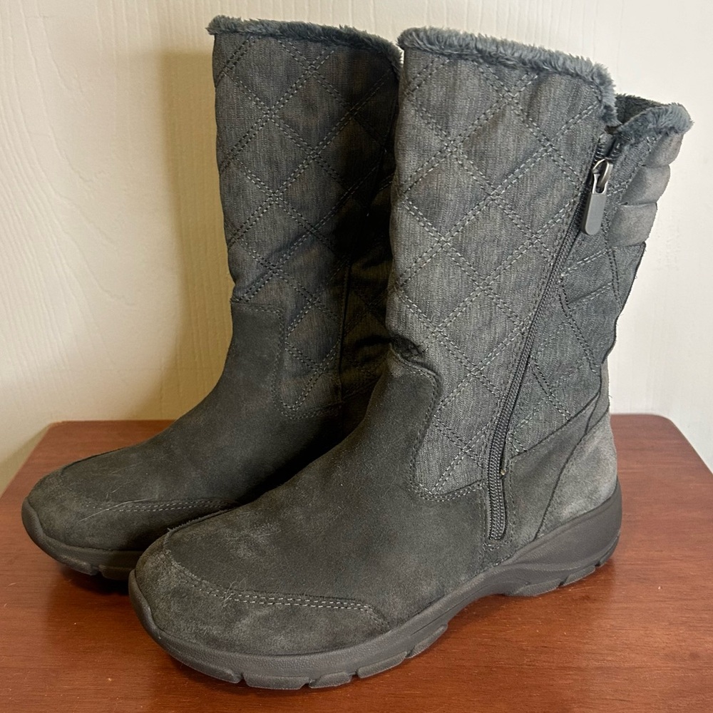 Lands End All Weather‎ Insulated Graphite Boot, Size 10